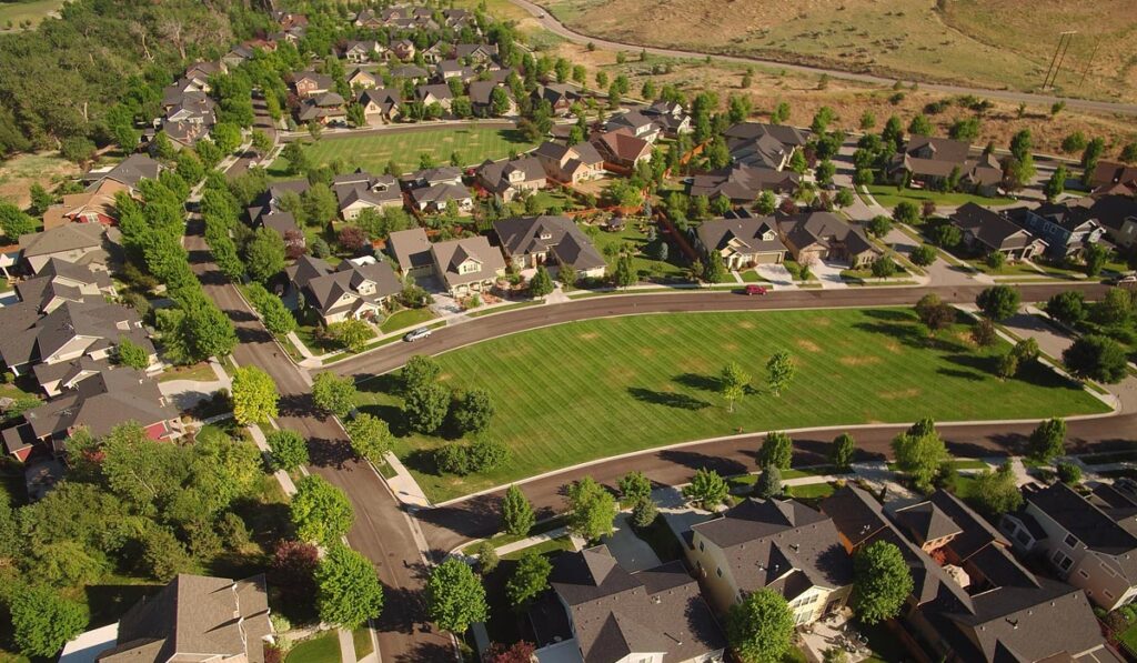 Neighborhood Aerial Photo